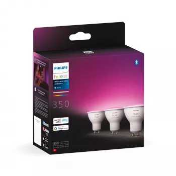 Philips Hue Valge and colour ambience GU10 – nutikas prožektor – (3 tk komplekt)