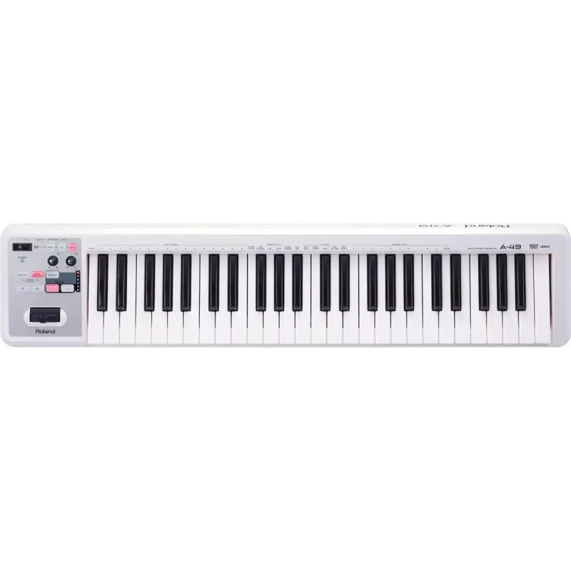 MIDI klaviatuur Roland A-49 49 klahvi USB valge