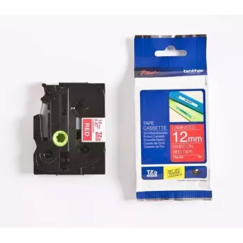 Brother TZ-435 sildilint valge punasel