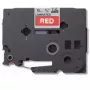 Brother TZ-435 sildilint valge punasel