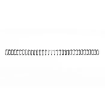 GBC Wire spines 3:1 NO4 6mm A4, must, 3 lehte, metall, A4, 6 mm, 320 mm