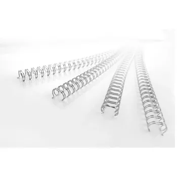 GBC Wire spines 3:1 NO4 6mm A4, must, 3 lehte, metall, A4, 6 mm, 320 mm