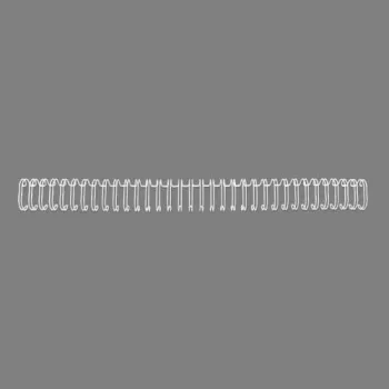 GBC Wire spines 3:1 NO4 6mm A4, White, 3 sheets, Metal, A4, 6 mm, 297 mm