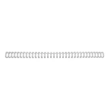 GBC Wire spines 3:1 NO4 6mm A4, hõbedane, 3 lehte, metall, A4, 6 mm, 320 mm