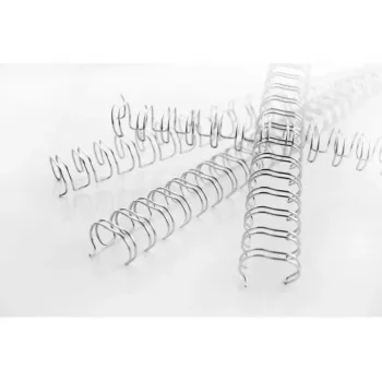 GBC Wire spines 3:1 NO4 6mm A4, hõbedane, 3 lehte, metall, A4, 6 mm, 320 mm