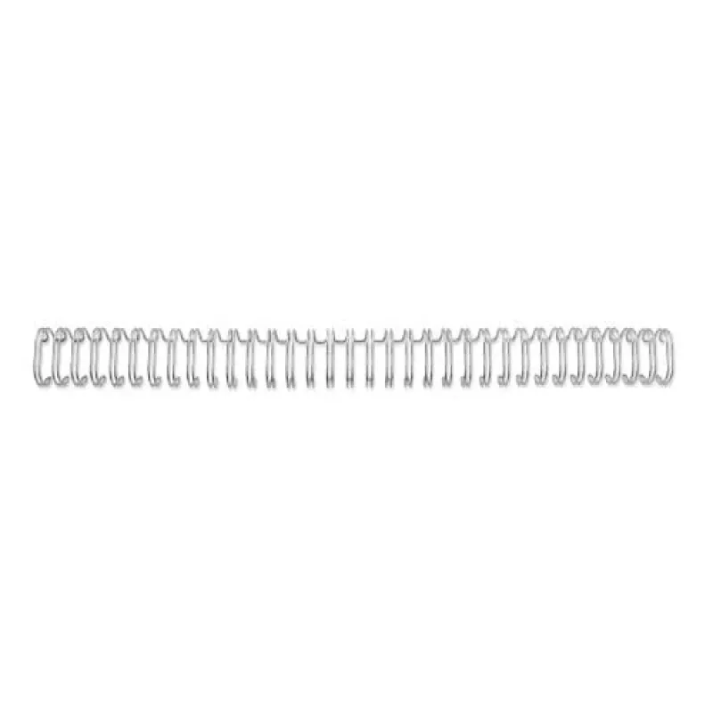 GBC Wire spines 3:1 NO4 6mm A4, hõbedane, 3 lehte, metall, A4, 6 mm, 320 mm