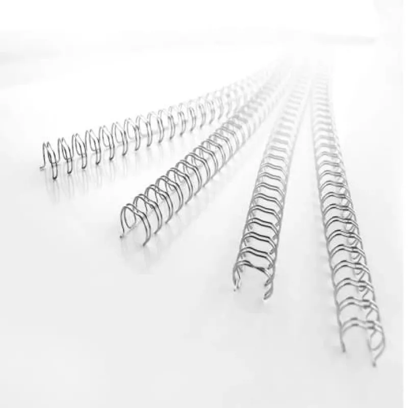 GBC Wire spines 3:1 NO4 6mm A4, hõbedane, 3 lehte, metall, A4, 6 mm, 320 mm