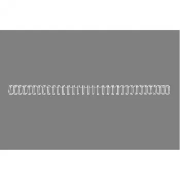 GBC Wire spines 3:1 NO6 9.5mm A4, valge, 3 lehte, metall, A4, 9.5 mm, 297 mm