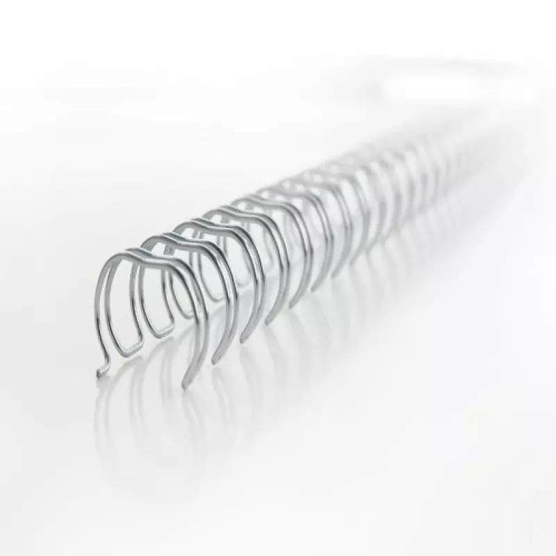 GBC Wire spines 3:1 NO8 12.5mm A4, must, 3 lehte, metall, A4, 1,25 cm, 280 mm