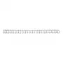 GBC Wire spines 3:1 NO9 14mm A4, hõbedane, 3 lehte, metall, A4, 1,4 cm, 280 mm