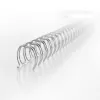 GBC Wire spines 3:1 NO9 14mm A4, hõbedane, 3 lehte, metall, A4, 1,4 cm, 280 mm