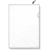 Rexel Embossed A4 L Folder Clear (100), A4, polüpropüleen (PP), läbipaistev, 100 tk, 221 mm, 311 mm