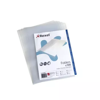 Rexel reljeefne A4 L-kaust, läbipaistev (100), 210 x 297 mm (A4), läbipaistev, polüpropüleen (PP), 221 mm, 312 mm, 25 mm