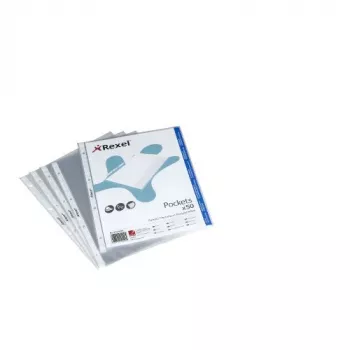 Rexel Crystal Clear A4 Top Open Pocket (50), 210 x 297 mm (A4), Läbipaistev, Polüpropüleen (PP), Portree, 50 tk