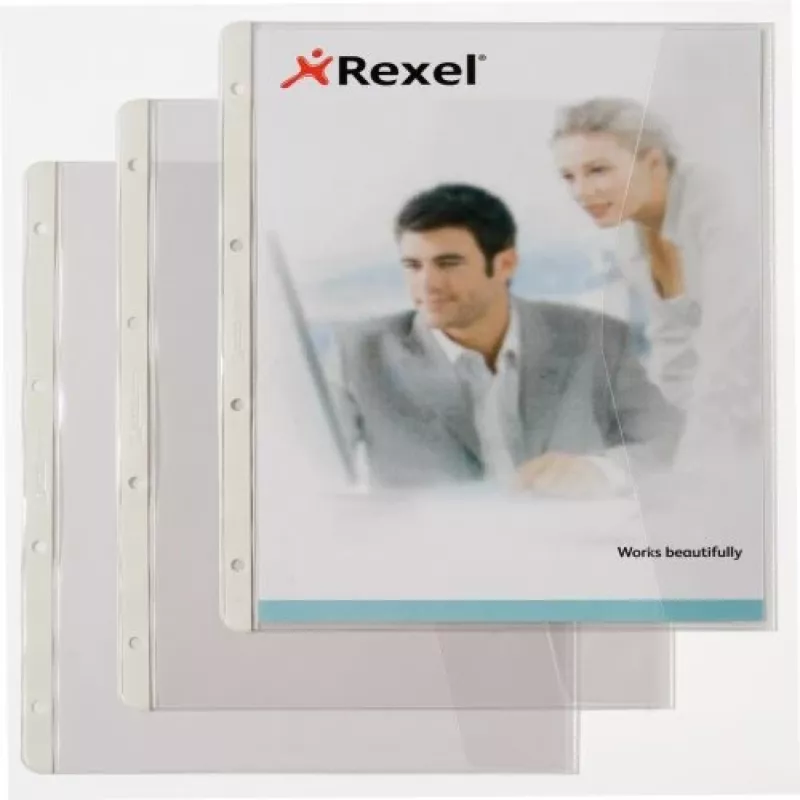 Rexel dokumenditasku kokkupandava klapiga, 220 x 300 mm, läbipaistev, 0,13 mm, 250 mm, 328 mm, 4 mm