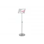 Nobo Essence A4 Display Stand, hõbedane, alumiinium, 340 mm, 1405 mm