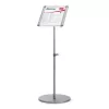 Nobo Essence A4 Display Stand, hõbedane, alumiinium, 340 mm, 1405 mm