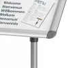 Nobo Essence A4 Display Stand, hõbedane, alumiinium, 340 mm, 1405 mm