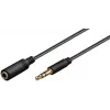 Audio AUX pikenduskaabel Goobay 97120 3.5mm 3-kontaktiline õhuke 3m