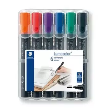 Püsiv marker Staedtler Lumocolor 352 kuultipiga 6 tk