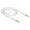 Audio kaabel DeLOCK 85548 1m 3.5mm Valge