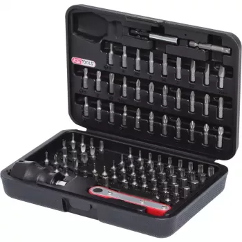 Kruvikeeramisotsakute komplekt KS Tools 911.2080 99 tk nikkel kuuskant 25 mm