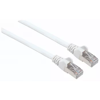 Intellinet võrgukaabel, Cat7 kaabel/Cat6A pistikud, 30 m, valge, vask, S/FTP, LSOH/LSZH, PVC, RJ45, kullatud kontaktid, tõmblukuta, kaitsemuhviga, eluaegne garantii