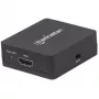 Manhattan HDMI Splitter 2-Port , 1080p, must, edastab ühest HDMI-allikast väljundi kahele HD-ekraanile