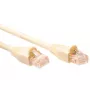 ACT Ivory 0,5-meetrine U/UTP CAT5E patch-kaabel, snagless, RJ45-pistikutega