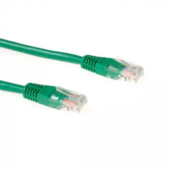 ACT roheline 1 meeter U/UTP CAT5E paigalduskaabel RJ45-pistikutega