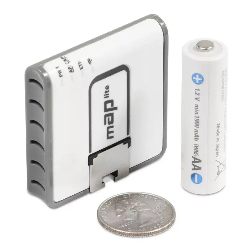 Mikrotik mAP lite, RBMAPL-2ND, 2,4 GHz, PoE, 10/100 Mbit/s, valge