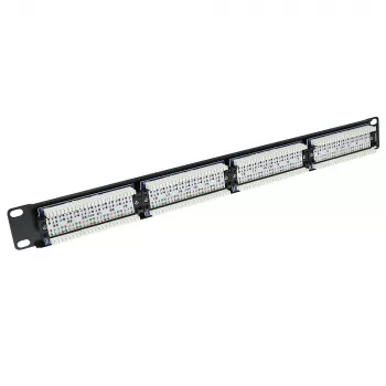 Patch Panel 24 pordiga varjestamata CAT5E ACT PP1001