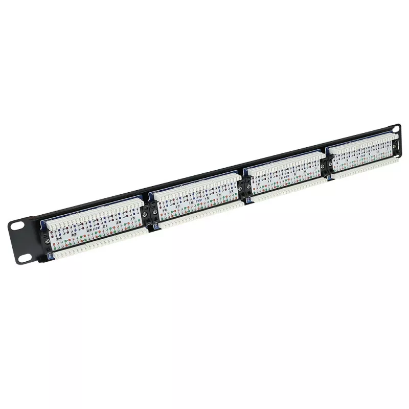 Patch Panel 24 pordiga varjestamata CAT5E ACT PP1001