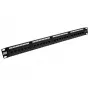 Patchpanel 24 pordiga varjestamata CAT6 ACT PP1010