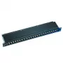 Patchpanel CAT6 varjestatud 24 porti kaanega ACT PP1012