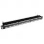 ACT 24-pordine varjestatud CAT6A patch-paneel kattega CAT6A