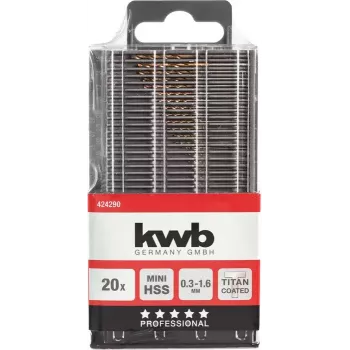 Puuriotsakute komplekt KWB 424290 20 tk