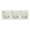 Pistikupesa DELOCK 81323 CEE 7/3 3P+N+PE 250V 16A ABS Valge