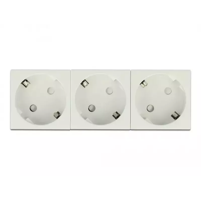 Pistikupesa DELOCK 81323 CEE 7/3 3P+N+PE 250V 16A ABS Valge