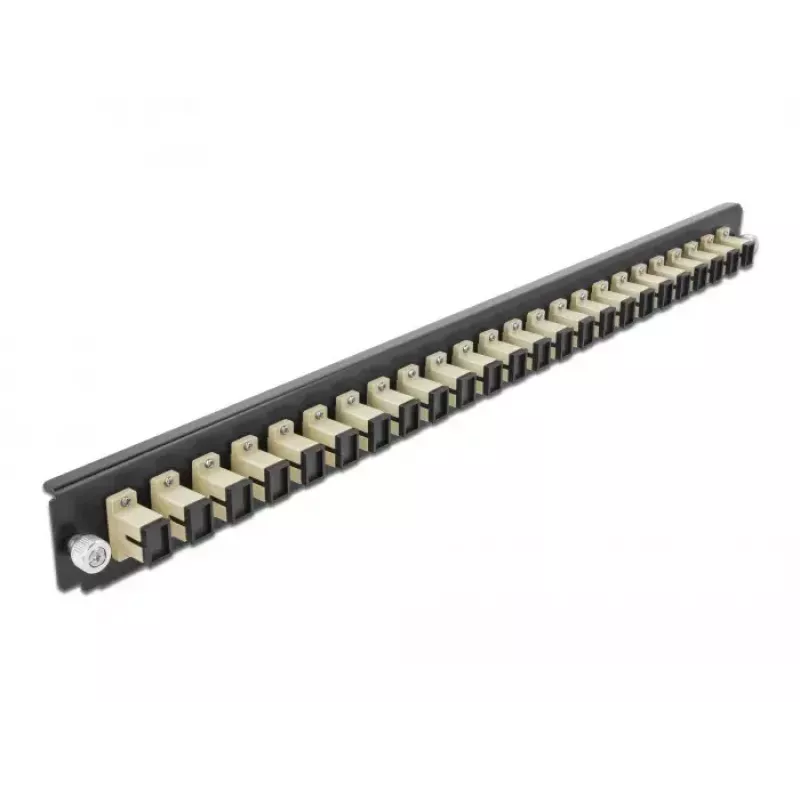 Splice Box Front Panel DeLOCK 19 inch 24 port SC Simplex beige