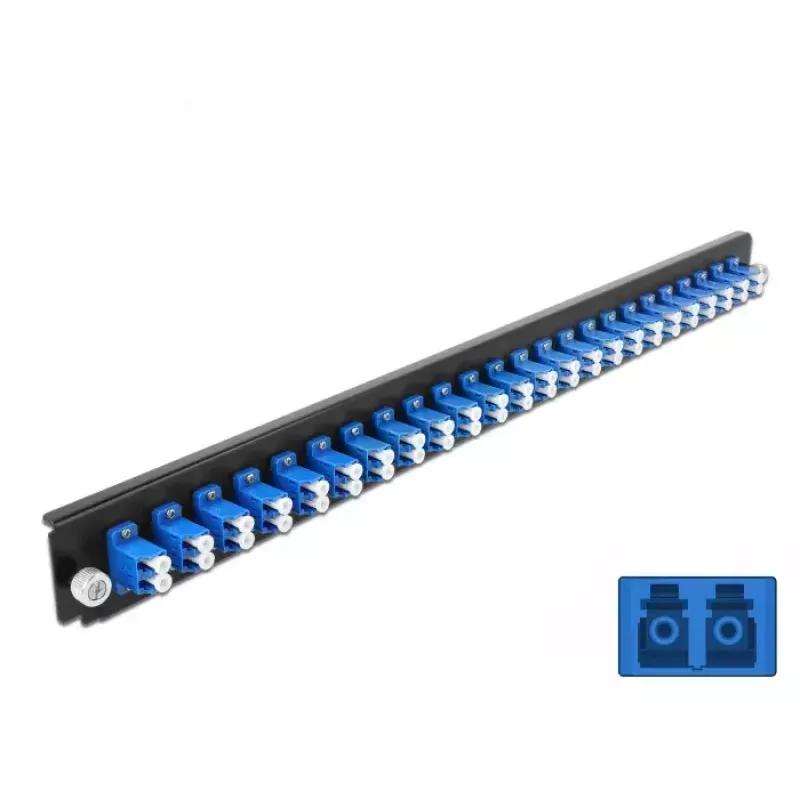 Splice Box Front Panel DeLOCK 43357 24 port LC Duplex sinine
