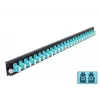 Splice Box Front Panel DeLOCK 19 inch 24 port LC Duplex aqua