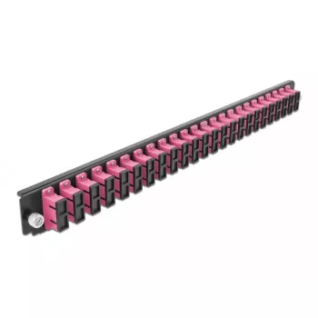 Splice Box Front Panel DeLOCK 19 inch 24 port SC Duplex violet