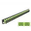Splice Box Front Panel DeLOCK 19 inch 24 port SC Duplex laimiroheline