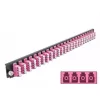 Splice Box Front Panel DeLOCK 19 inch 24 port LC Quad violet