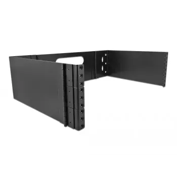 Rack base DeLOCK 19 tolline Seinale Paigaldatav Riiul 3U kokkupandav must