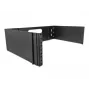 Rack base DeLOCK 19 tolline Seinale Paigaldatav Riiul 3U kokkupandav must