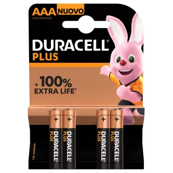 Duracell Plus 100 ühekordne patarei AAA leelispatarei