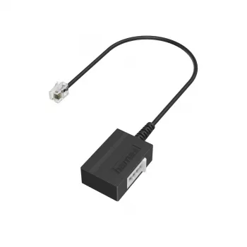 Hama 00201130 kaabli soo adapter TAE-F RJ11 Must