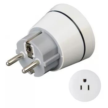 Hama 00223451 toitepistiku adapter Valge